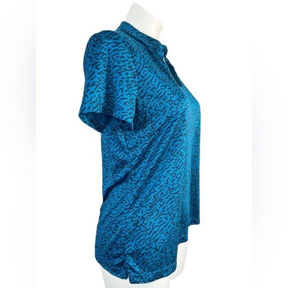 Nike dri fit teal activewear top size medium - Picture 4 of 8